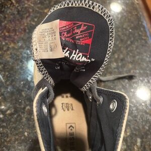 Size 8 US Women’s White High Top Converse Chuck Taylor’s/Keith Haring